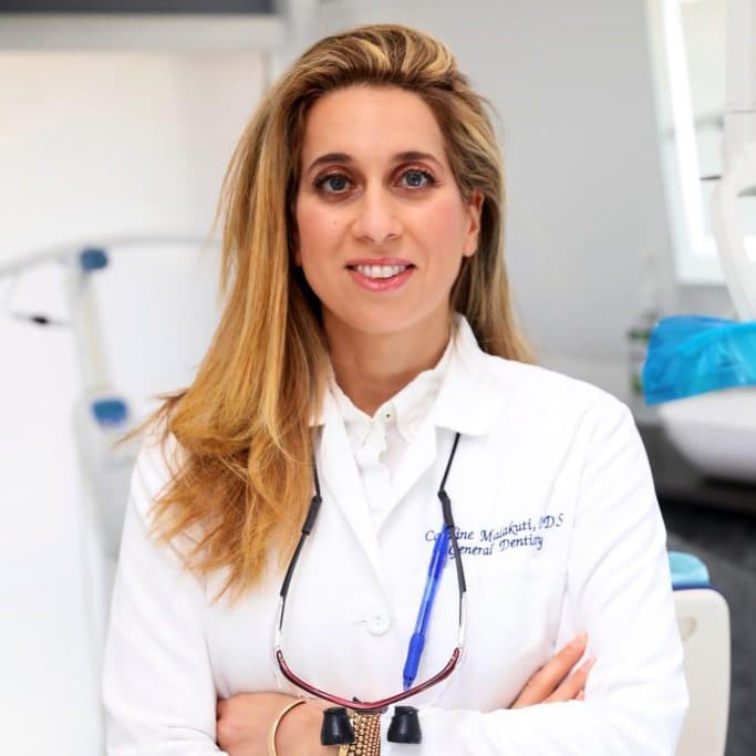 Dr. Caroline Malakuti, Cosmetic & Restorative Dentist at Applemint Dental Spa in Beverly Hills